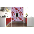 Cabinet de cuisine en relief avec motifs floraux (zhuv)